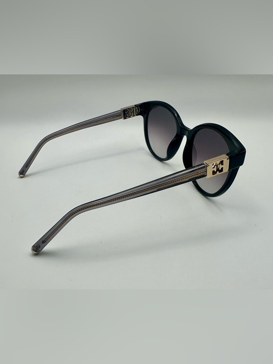 Escada Havana Sunglasses Black Gray Gold Logo Pantos Full Rim Oval SESD33S New main image 6
